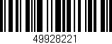 Código de barras (EAN, GTIN, SKU, ISBN): '49928221'