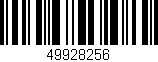Código de barras (EAN, GTIN, SKU, ISBN): '49928256'