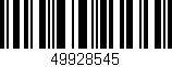 Código de barras (EAN, GTIN, SKU, ISBN): '49928545'
