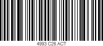 Código de barras (EAN, GTIN, SKU, ISBN): '4993.C26.ACT'