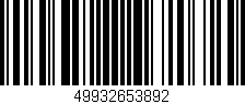 Código de barras (EAN, GTIN, SKU, ISBN): '49932653892'