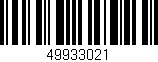 Código de barras (EAN, GTIN, SKU, ISBN): '49933021'