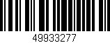 Código de barras (EAN, GTIN, SKU, ISBN): '49933277'