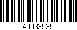 Código de barras (EAN, GTIN, SKU, ISBN): '49933535'