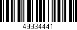 Código de barras (EAN, GTIN, SKU, ISBN): '49934441'