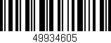 Código de barras (EAN, GTIN, SKU, ISBN): '49934605'
