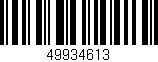Código de barras (EAN, GTIN, SKU, ISBN): '49934613'