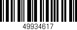Código de barras (EAN, GTIN, SKU, ISBN): '49934617'