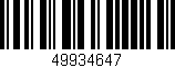 Código de barras (EAN, GTIN, SKU, ISBN): '49934647'