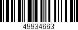 Código de barras (EAN, GTIN, SKU, ISBN): '49934663'