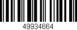Código de barras (EAN, GTIN, SKU, ISBN): '49934664'