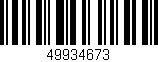 Código de barras (EAN, GTIN, SKU, ISBN): '49934673'