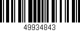 Código de barras (EAN, GTIN, SKU, ISBN): '49934843'