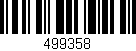 Código de barras (EAN, GTIN, SKU, ISBN): '499358'