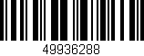 Código de barras (EAN, GTIN, SKU, ISBN): '49936288'