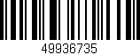 Código de barras (EAN, GTIN, SKU, ISBN): '49936735'