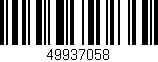 Código de barras (EAN, GTIN, SKU, ISBN): '49937058'