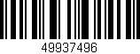 Código de barras (EAN, GTIN, SKU, ISBN): '49937496'