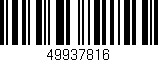 Código de barras (EAN, GTIN, SKU, ISBN): '49937816'