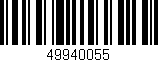 Código de barras (EAN, GTIN, SKU, ISBN): '49940055'