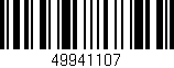 Código de barras (EAN, GTIN, SKU, ISBN): '49941107'