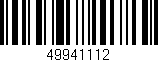 Código de barras (EAN, GTIN, SKU, ISBN): '49941112'