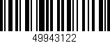 Código de barras (EAN, GTIN, SKU, ISBN): '49943122'