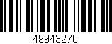 Código de barras (EAN, GTIN, SKU, ISBN): '49943270'