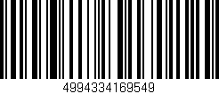 Código de barras (EAN, GTIN, SKU, ISBN): '4994334169549'