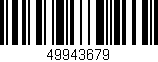 Código de barras (EAN, GTIN, SKU, ISBN): '49943679'