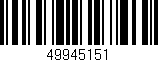 Código de barras (EAN, GTIN, SKU, ISBN): '49945151'