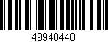 Código de barras (EAN, GTIN, SKU, ISBN): '49948448'