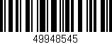 Código de barras (EAN, GTIN, SKU, ISBN): '49948545'