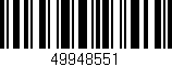 Código de barras (EAN, GTIN, SKU, ISBN): '49948551'