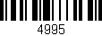 Código de barras (EAN, GTIN, SKU, ISBN): '4995'