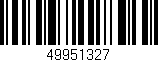 Código de barras (EAN, GTIN, SKU, ISBN): '49951327'