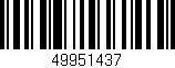 Código de barras (EAN, GTIN, SKU, ISBN): '49951437'