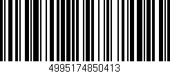 Código de barras (EAN, GTIN, SKU, ISBN): '4995174850413'