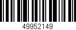 Código de barras (EAN, GTIN, SKU, ISBN): '49952149'
