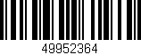 Código de barras (EAN, GTIN, SKU, ISBN): '49952364'