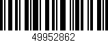 Código de barras (EAN, GTIN, SKU, ISBN): '49952862'