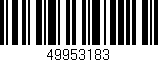 Código de barras (EAN, GTIN, SKU, ISBN): '49953183'