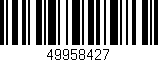 Código de barras (EAN, GTIN, SKU, ISBN): '49958427'