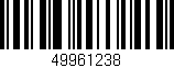 Código de barras (EAN, GTIN, SKU, ISBN): '49961238'