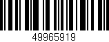 Código de barras (EAN, GTIN, SKU, ISBN): '49965919'