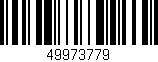 Código de barras (EAN, GTIN, SKU, ISBN): '49973779'