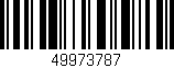 Código de barras (EAN, GTIN, SKU, ISBN): '49973787'
