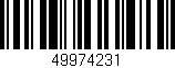 Código de barras (EAN, GTIN, SKU, ISBN): '49974231'