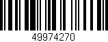 Código de barras (EAN, GTIN, SKU, ISBN): '49974270'