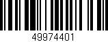 Código de barras (EAN, GTIN, SKU, ISBN): '49974401'